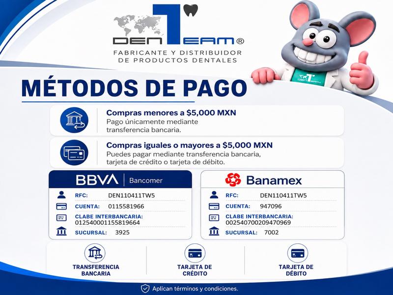 Métodos de pago