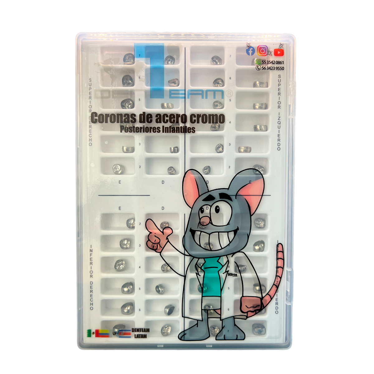 ESTUCHE POSTERIOR INFANTIL 96 PIEZAS