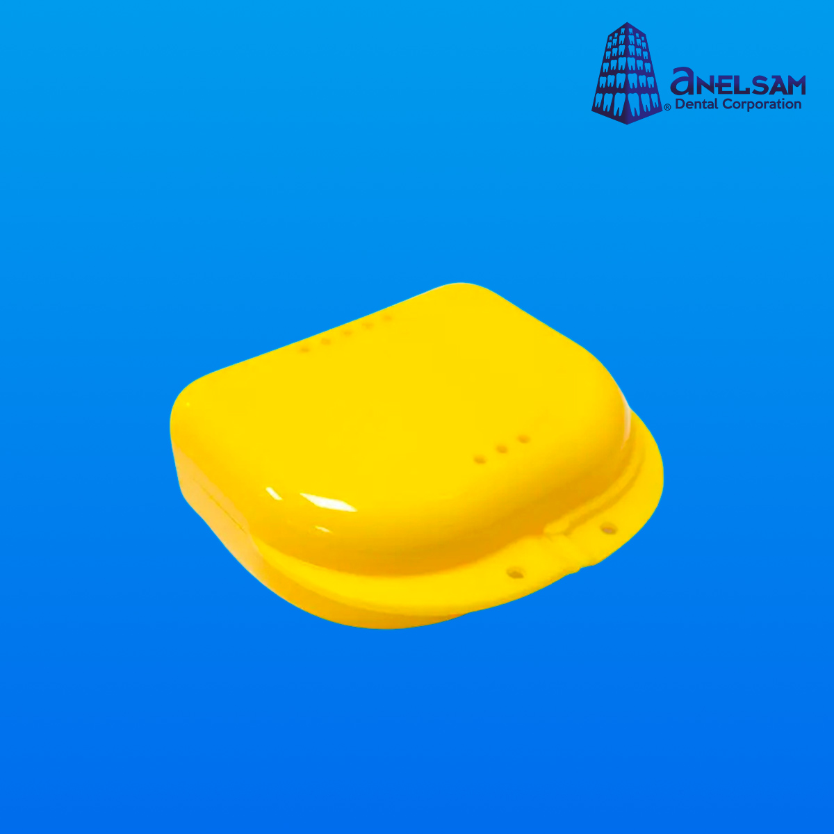 CAJA ORTHO PLASTICO SIN CORDON AMARILLO ANELSAM