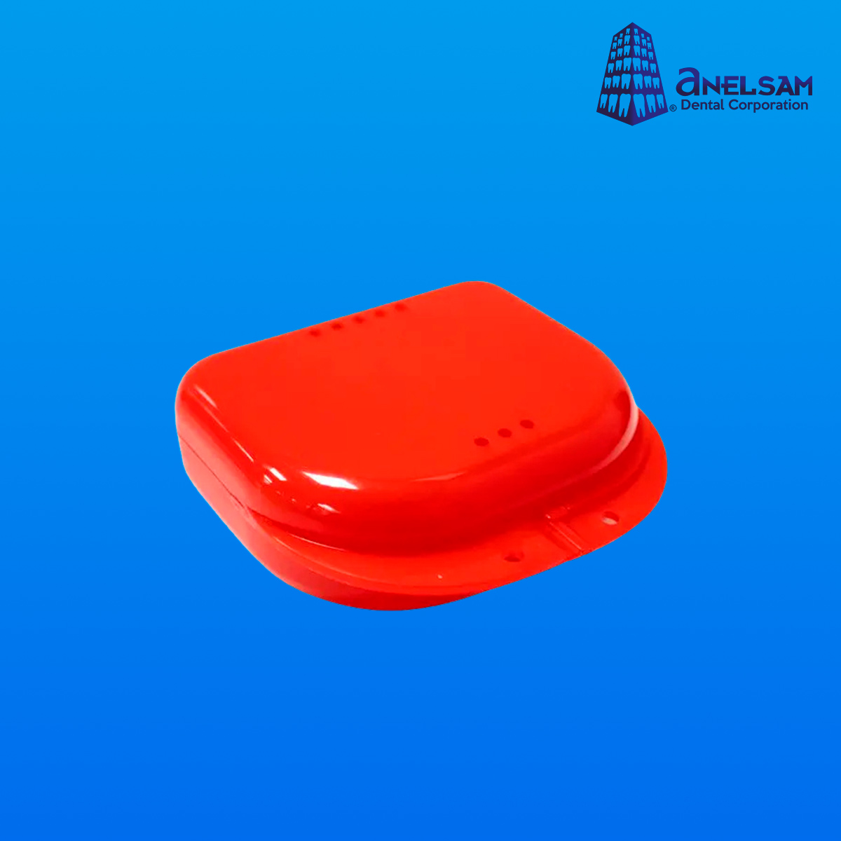 CAJA ORTHO PLASTICO SIN CORDON ROJA ANELSAM