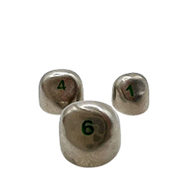 CORONAS DE ACERO CROMO CANINO SUPERIOR 1